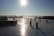 Wiecker Hafen im Winter