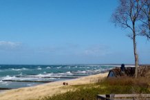 Strand bei Ahrenshoop im Winter