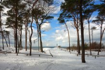 am Weststrand im Winter