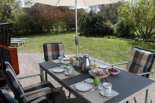 Frühstück auf der Terrasse
