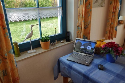 Das Haus hat WLAN-Anschluss